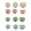 Portable Baby Pacifier BPA Free  Soother Silicone Luminous Pacifier Multi-pattern Design for Boys Girls Durable 1