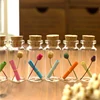 50pcs 0.5mL Mini Small Tiny Clear Cork Stopper Glass Bottles Vials Wholesale  shipping 2