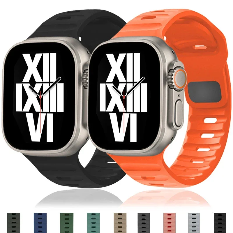 Premium Silicone Sport Watch Band - Versatile and Durable Bracelet