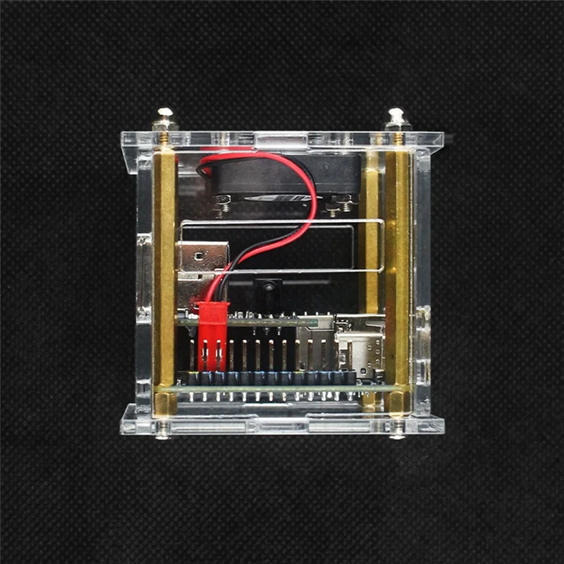 Hot sale Acrylic EnclosureMountable Expansion BoardFan CoolingTemperature Reduction with Fan with Heat Sink for Zero3