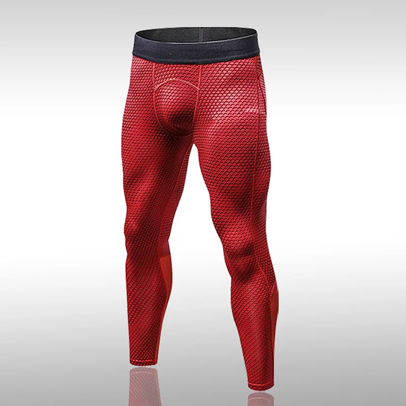 Men Compression Tight Leggings Pants Fitness Sports Skinny Trousers Tights Workout Training Yoga Bottoms Quick Dry T-shirts