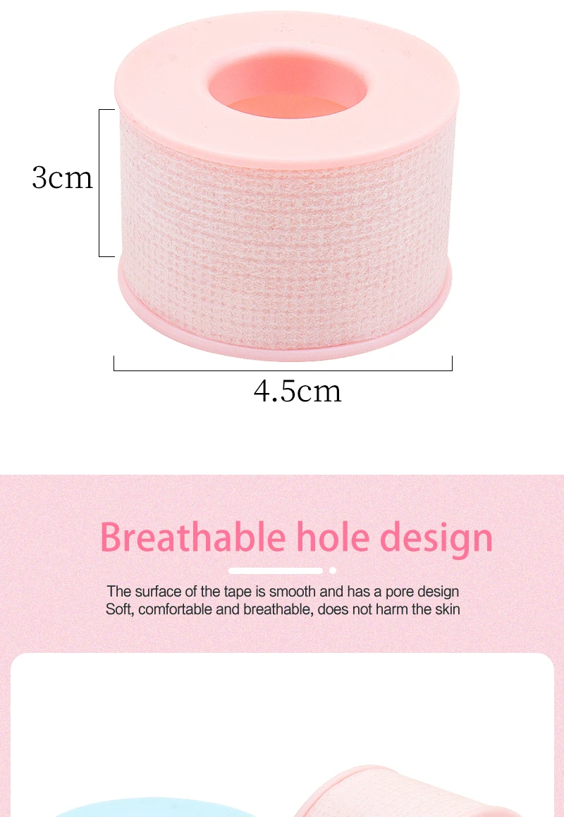 1 Pc Rosa Blau Vlies Medizinische Silikon Gel Band Gepfropft Falsche Wimpern Unter Eye Pad Patch Wimpern Verlängerung weibliche Make-Up-Tools – Detail 3