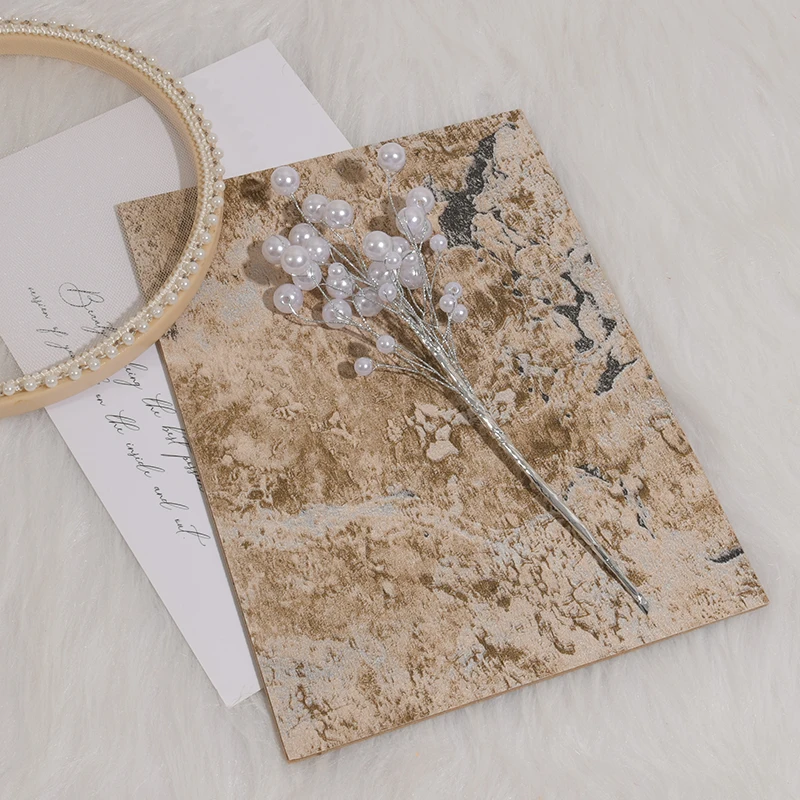 20 Pezzi Di Perline Acriliche A Goccia, 10 Rami Per Bouquet - Foto 12