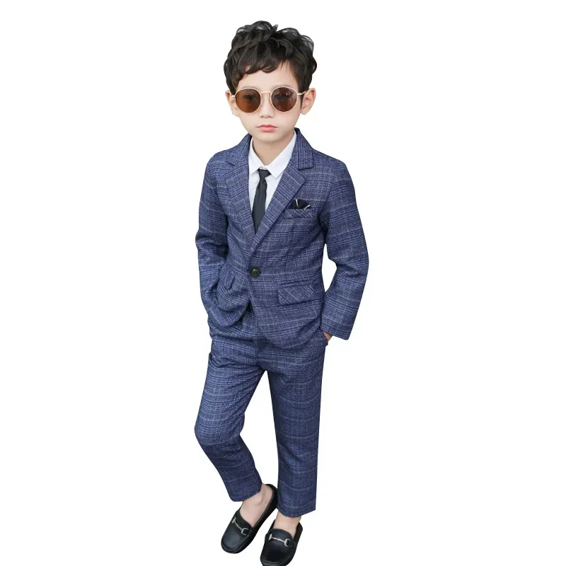 Terno Infantil Lontakids 2 Peças - Blazer Xadrez E Calça Elegante