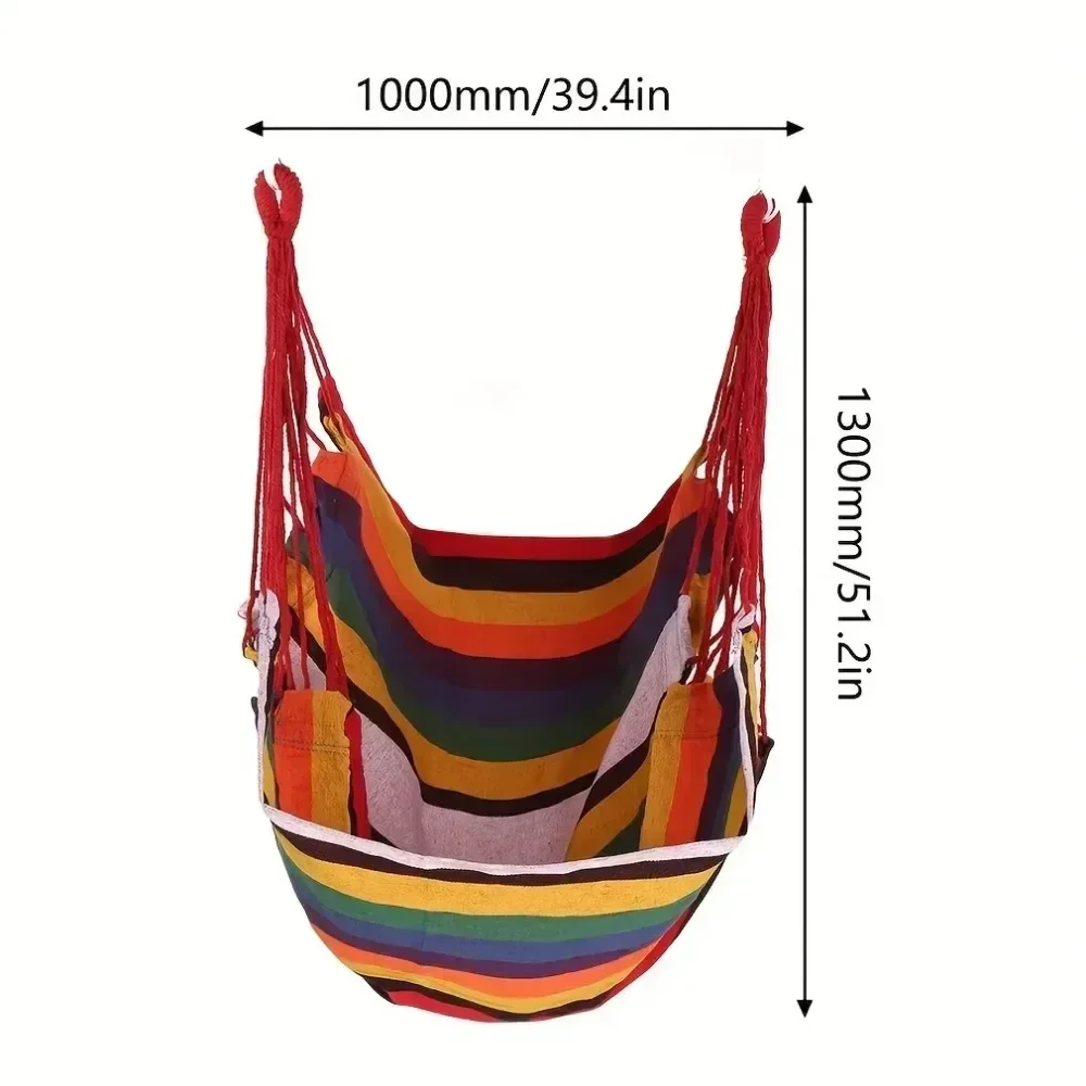 Canvas Portable Swing Chairs- Outdoor Hanging Hammock 6