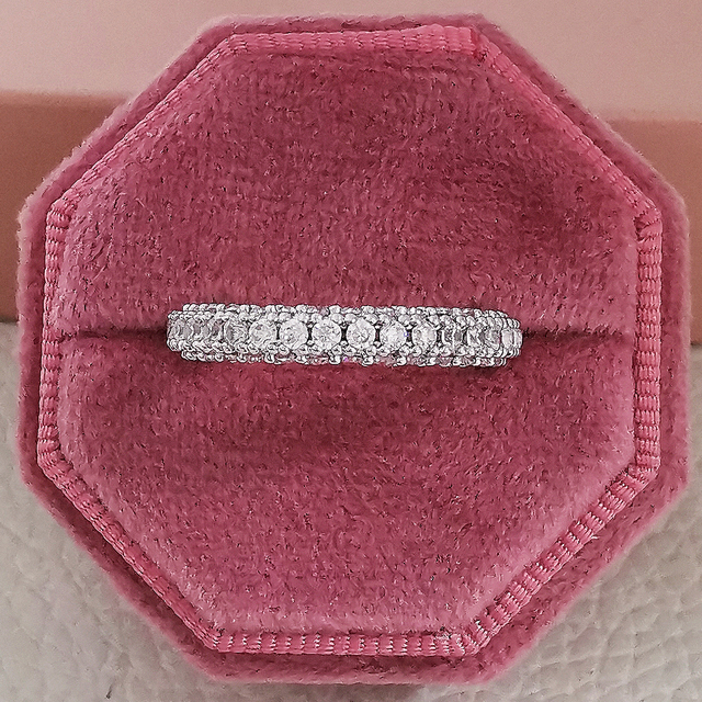 Wedding Band Eternity Ring For Women Big Gift For Ladies Love Wholesale Lots Bulk Jewelry R5578