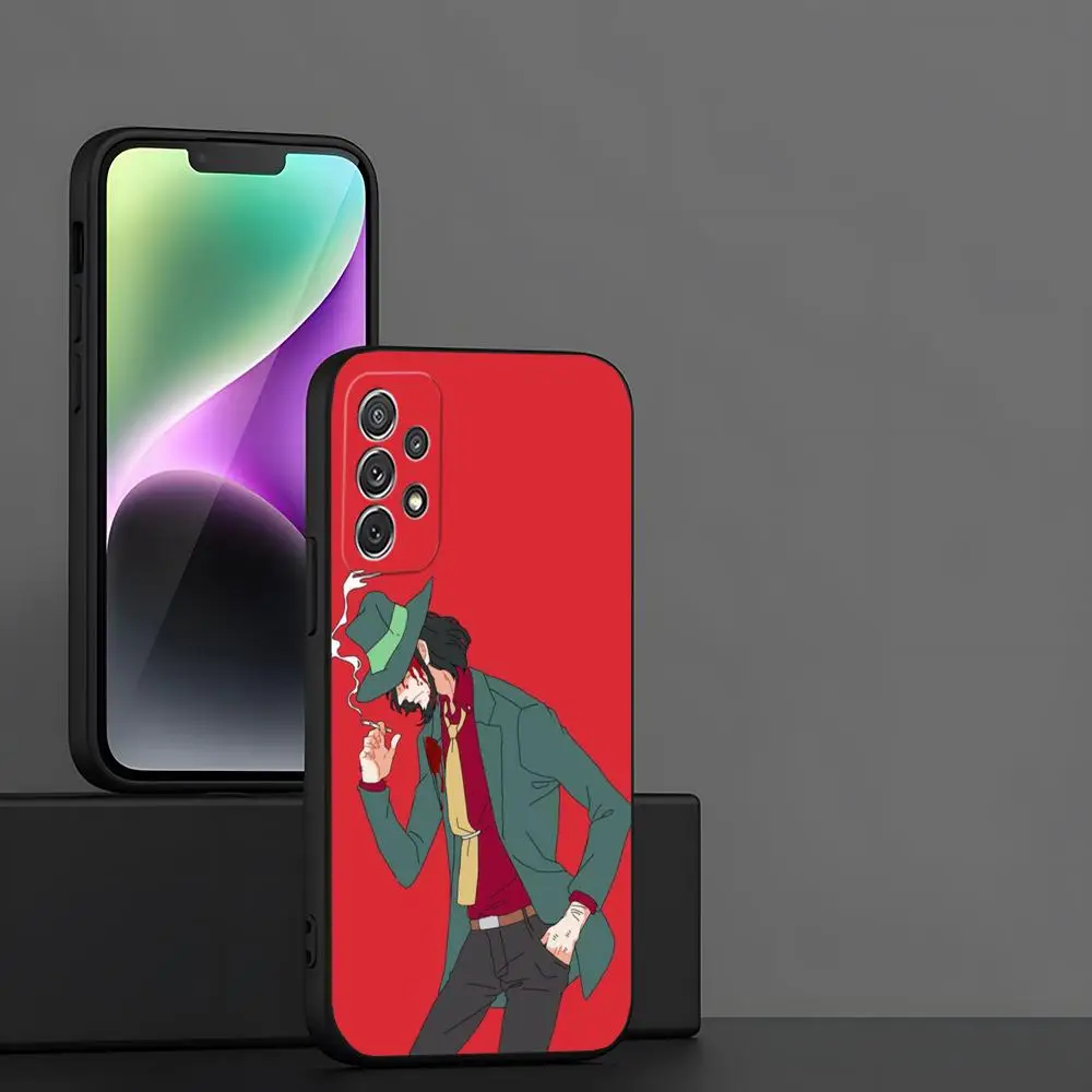 Чехол для телефона Lupin с тремя комиксами для Samsung Galaxy A31, A33, A21, A13, A22, s20, A32, A50, A34, A54, A14, s24, s23, s22, m54, задняя крышка