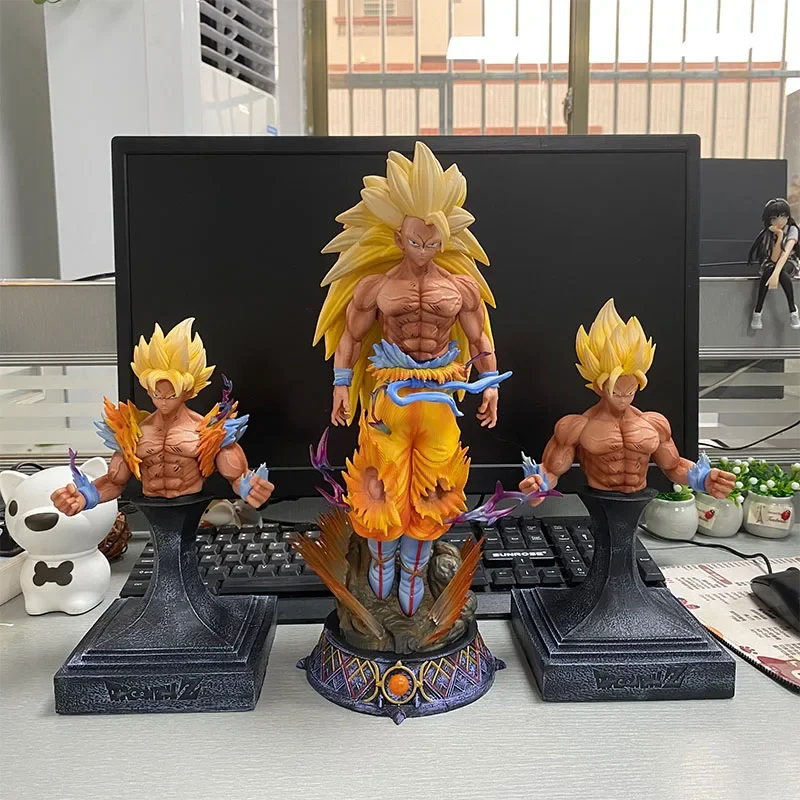 

Statue Anime Dragon Ball GK Kakarot Super Saiyan 1:6 Scale Figure Ornament Bust Model Interchangeable Mannequin Boxed Figure