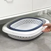 1PC 18L folding dirty clothes basket, portable design, wall hanging dirty clothes basket, suitable for laundry rooms and bedroom 6