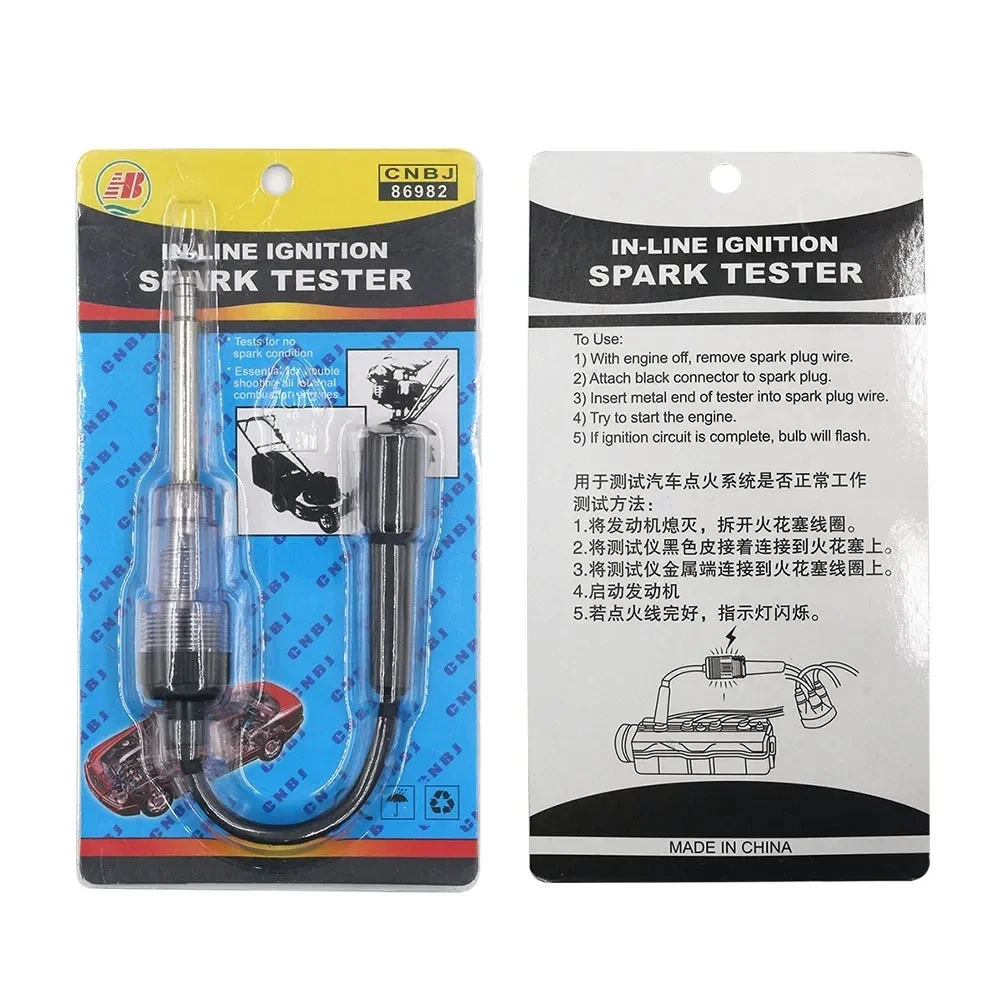 NEW Car Checker Ignition Coil Tester Spark Plug Tool Spark Plug Ignition Tester Car Auto 12V High Quality