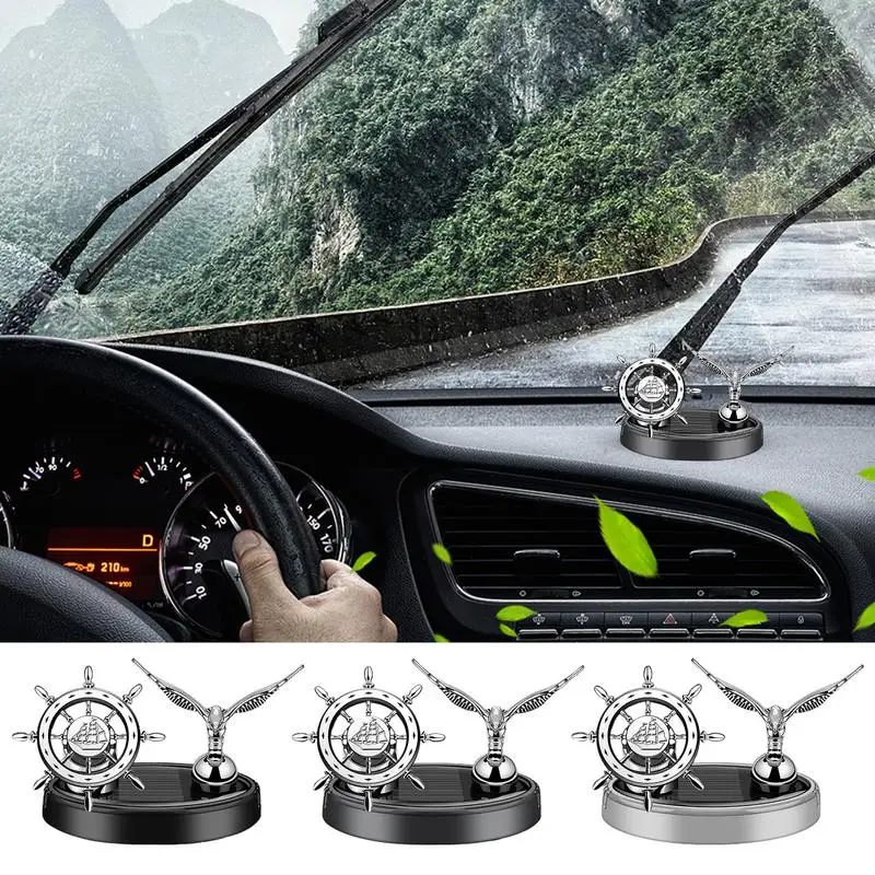 

Solar Energy Car Air Freshener Ship Shape Dashboard Air Freshener Energy Saving Portable Aromatherapy Auto Interior Accessories