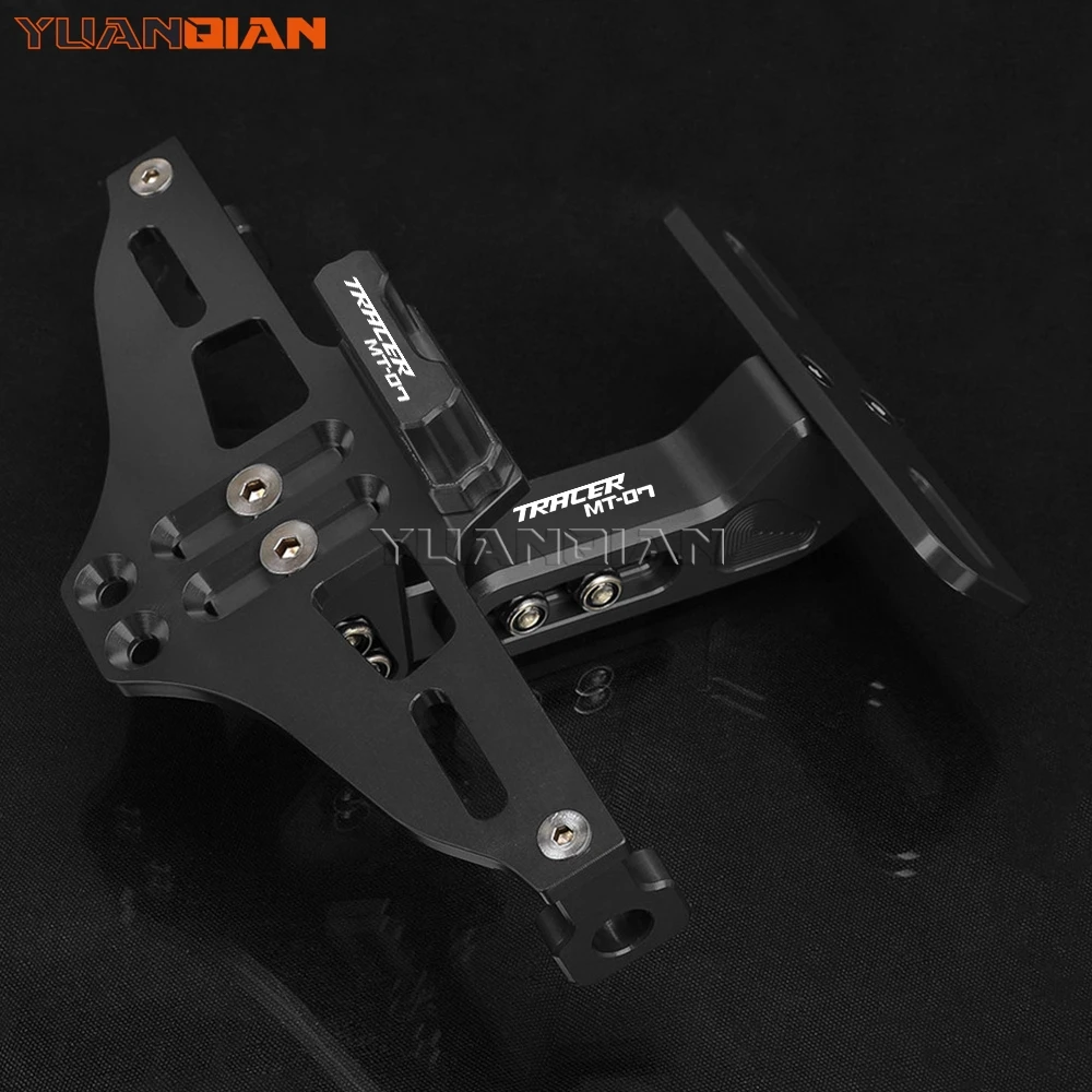 

FOR YAMAHA MT07 TRACER GT MT-07 2016- 2024 2023 2022 2021 2020 Motorcycle Rear License Plate Bracket Holder Turn Signal Lights
