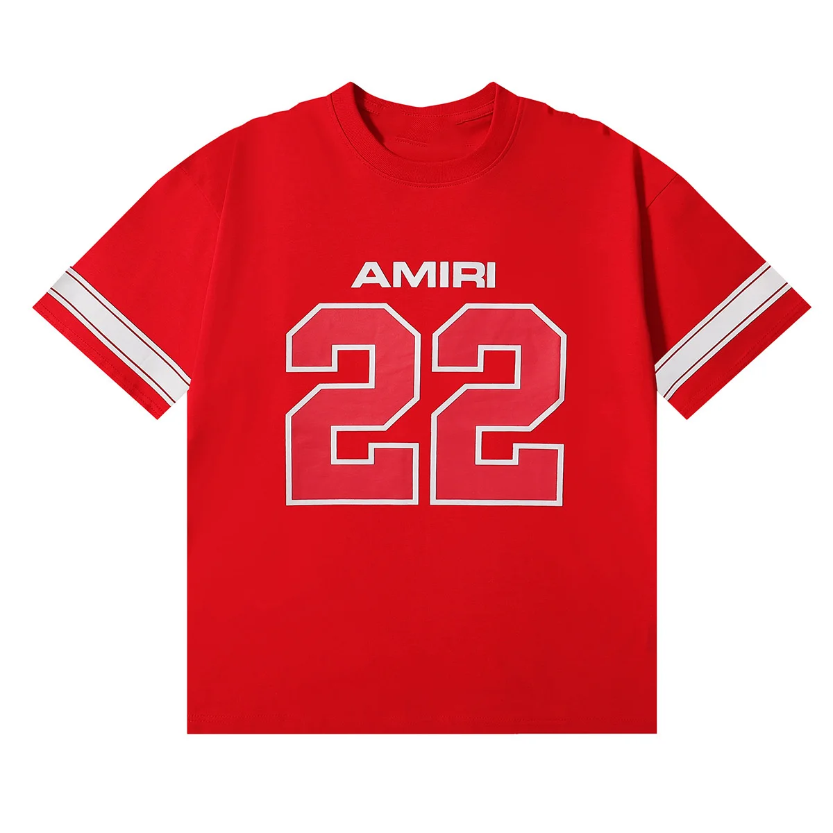Fashion Brand T Shirt Hip Hop Rock T Shirts AMI Print Vintage Street Trend Men Women Clothing Streetwears Casual Loose Tops Tee