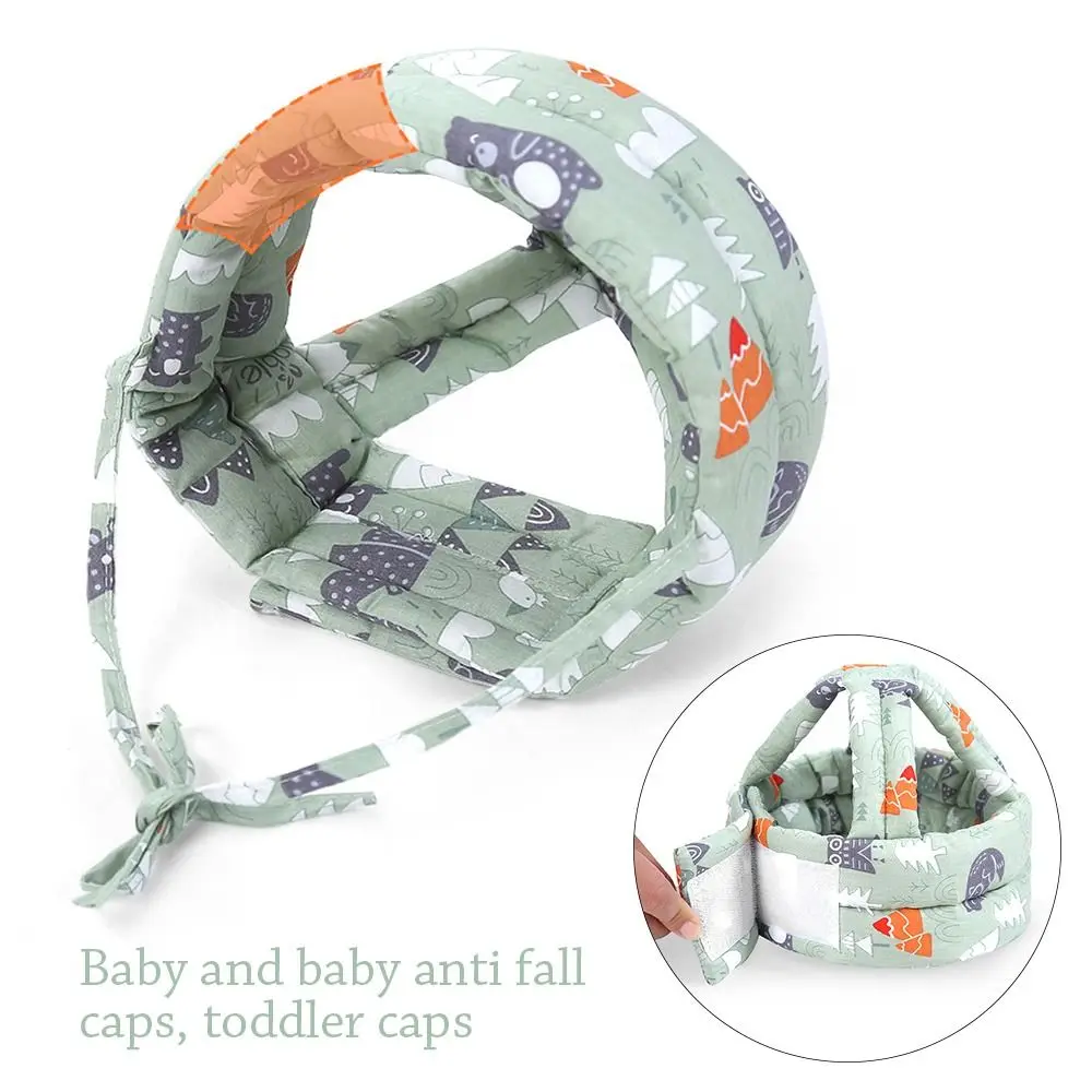 Cotton Baby Protection Hat Soft Anti Collision Headgear