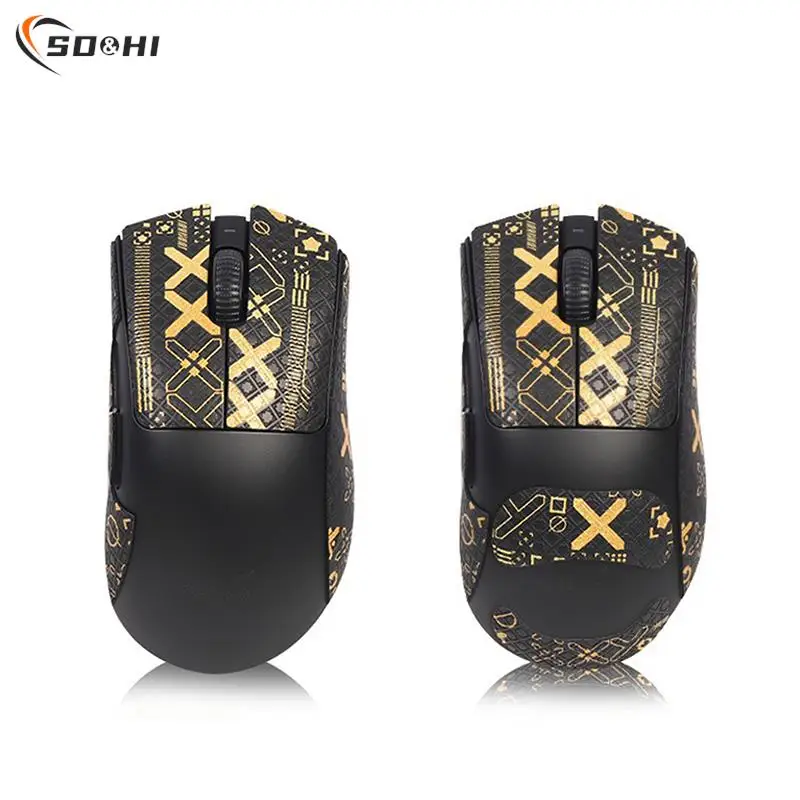 RAZER DEATHADDER V3 PRO용 마우스 그립 테이프, 스케이트 수제 스티커, 미끄럼 방지, 땀 흡입