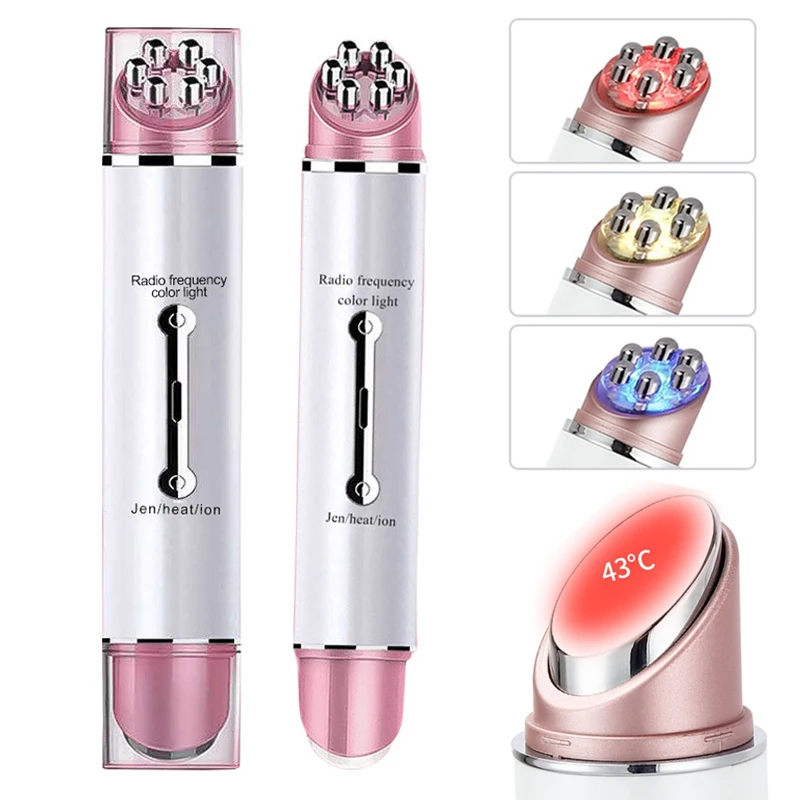 LED Photon Therapy High Vibration Eye Massage Instrument  EMS Heating Massage Skin Beauty Lifting Anti-Wrinkle Face Eye Massager vibration frequency measuring instrument acepom288 apm 288 measuring natural frequency of vibration high precision frequency