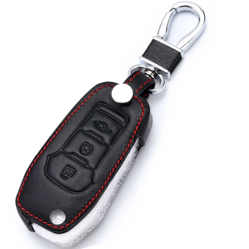 ontto Custodia protettiva per chiave auto, adatta per Ford Edge Escape C-Max Explorer Focus Taurus Flex Taurus per Lincoln MKS MKT MKX Navigator TPU custodia portachiavi 5 tasti B grigio blu