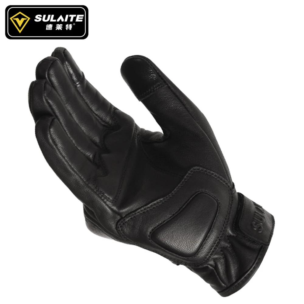 

Motorcycle Gloves Men Women Moto Leather Carbon Cycling Winter New Gloves Motorbike Motorcross Motor Gloves Biker Gloves Black