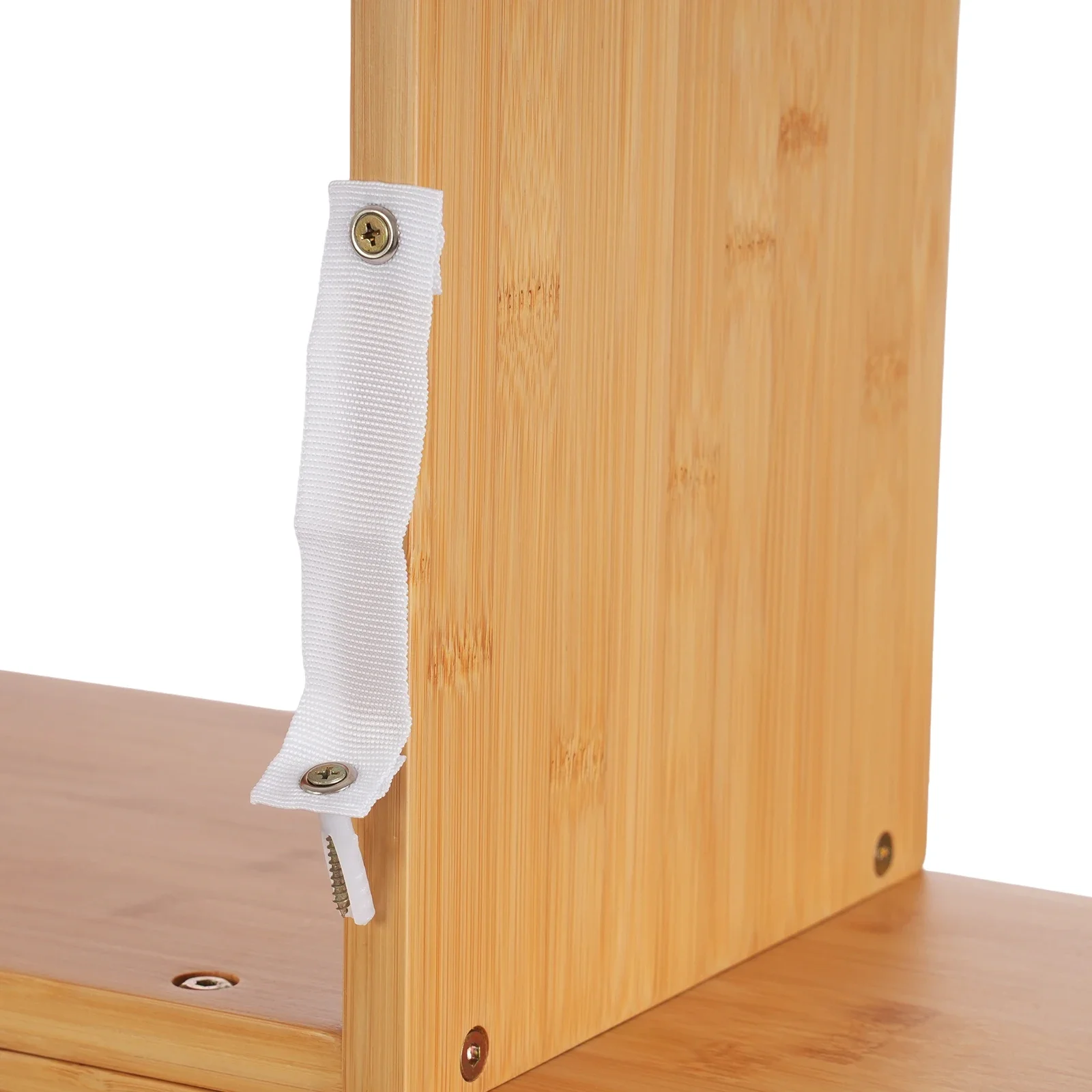 4-tier Floor Standing S-shaped Bookcase with Strong Bearing Capacity and Elegant Appearance 6