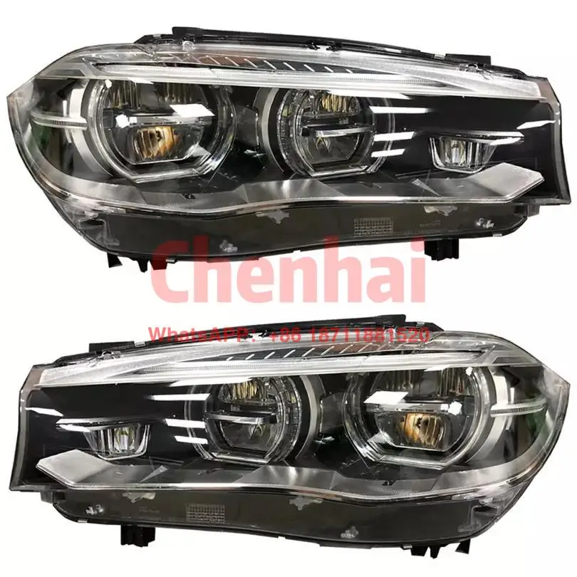 

headlight car For X5 F15 X6 F16 2014-2017 with AFS or without AFS 63117317105 6311731706 LED Headlamps