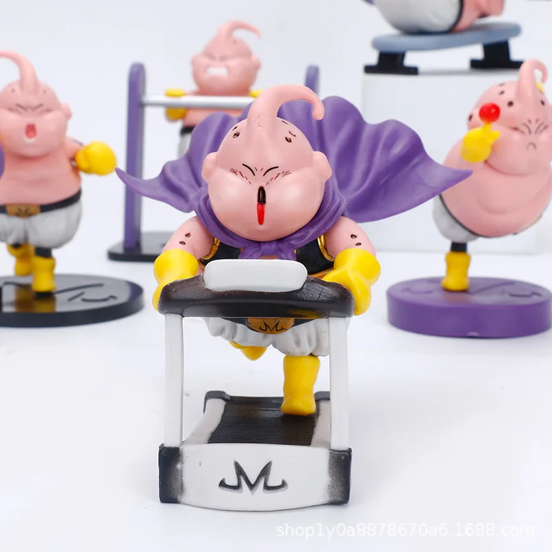 Majin Buu Anime Dragon Ball Z Action Figure PVC, estatueta dos desenhos  animados, modelo de brinquedo para crianças, presentes infantis, 1Pc, 8Pcs  - AliExpress