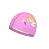 Pu Fabric Kids Swimming Cap Elastic Turban Swimming Cap For Boys Girls Stretchable Comfortable Pool Bathing Hats K3i7 6