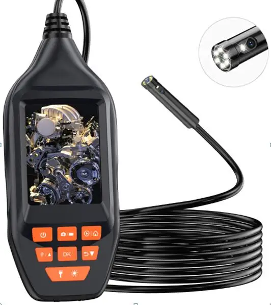 

3Inch IPS Screen 2MP 1080P Dual Lens Industrial Endoscope Camera CMOS Borescope Side-View&Front View Digital Microscope Otoscope