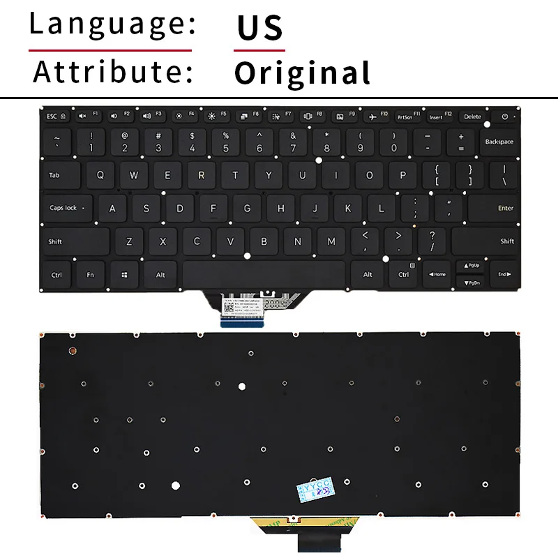 Original Teclado para Notebook Russo dos Eua Retroiluminação para Xiaomi mi Redmibook Xma1901 Xmg1902 Xma2007 Xma2009 Xma2002 Xma2012-dj an aj - Imagem 4