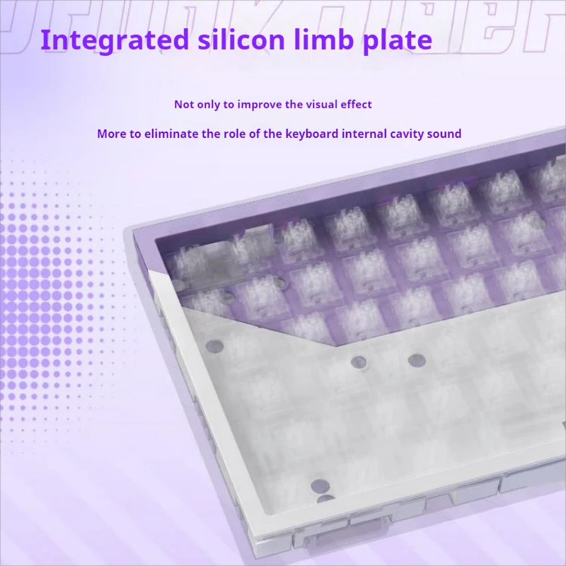 기존 DrunkDeer G75 자기 스위치 기계식 키보드 핫 스왑 HiFi RGB 낮은 대기 시간 신속한 트리거 유선 PC 게임용 키보드