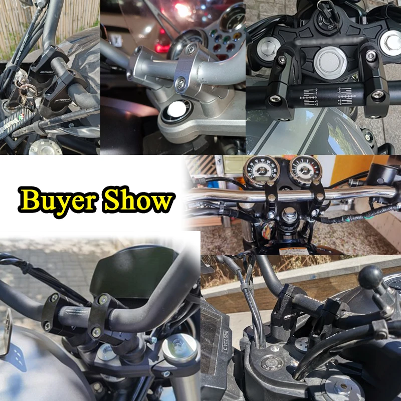 Elevadores De Manillar Para Moto BMW - F850GS, F900R, F900XR | Plata | 28mm | Alzas Para Viajes Largos