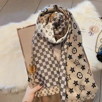 Fashion winter warm plaid scarf for women, luxury designer scarf