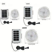 LED plafonnier solaire 3 couleurs lampe solaire étanche avec télécommande intérieur maison haut plafonniers éclairage de jardin extérieur 6