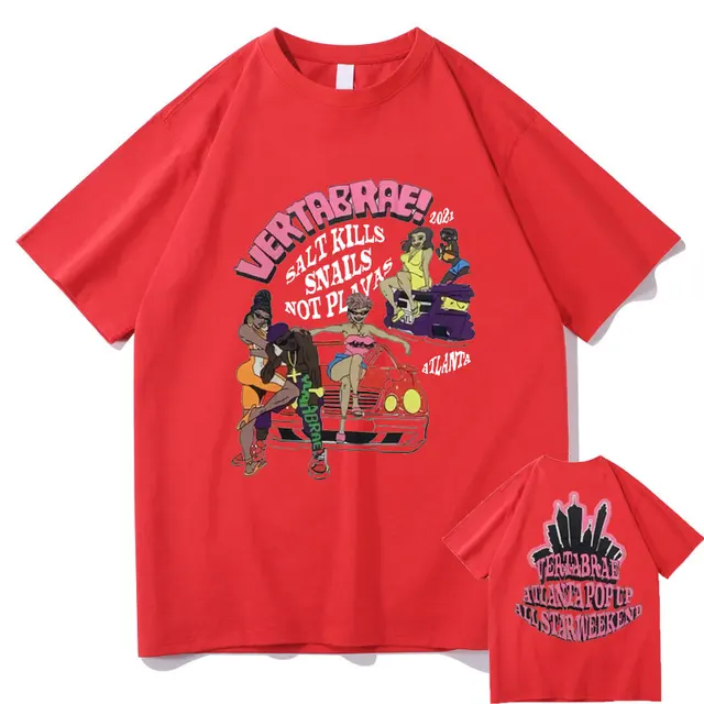 CPFM XYZ T Shirt Trend Graffiti Men Women Vertabrae 2021 Salt Kills