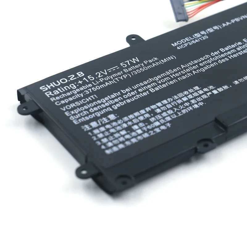 Shuozb-bateria do Portátil para Samsung Aa-pbvn4np Ativ Livro 15.6 Np670z5e Np670z5e-xd2 Np670z5e-x01 Np670z5e-x01ru X01cz 15.2v - Imagem 6