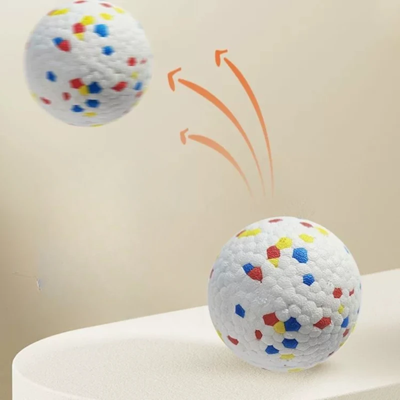 Bite Resistant Solid Dog Ball Toys for Small Large Dogs High Elasticity Pet Chew Ball Toy Non Squeak Interactive Puppy Toy 4