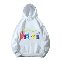 New Boys' Hoodie Funny Video Game Pikmin 4 Cartoon Children'S Long Sleeve Sweatshirt Fashion Girls' Spring And Autumn Hoodie Top