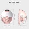 Wearable Electric Breast Pump Integrated Hands-free High Suction Invisible Milking Machine Milk Collector Touch Breast Pump 6