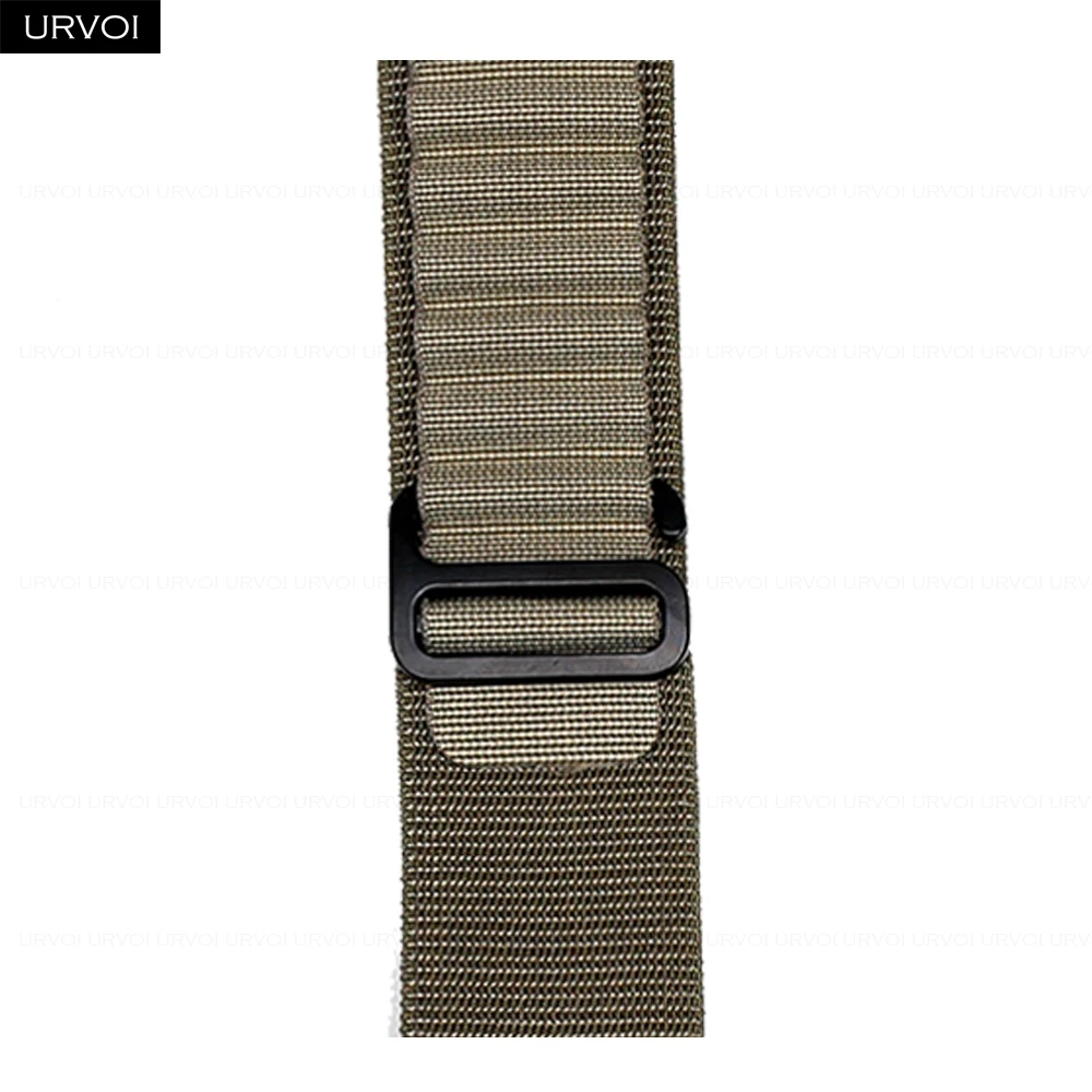 URVOI Black Woven Polyester Alpine Loop Strap with G-Hook Closure