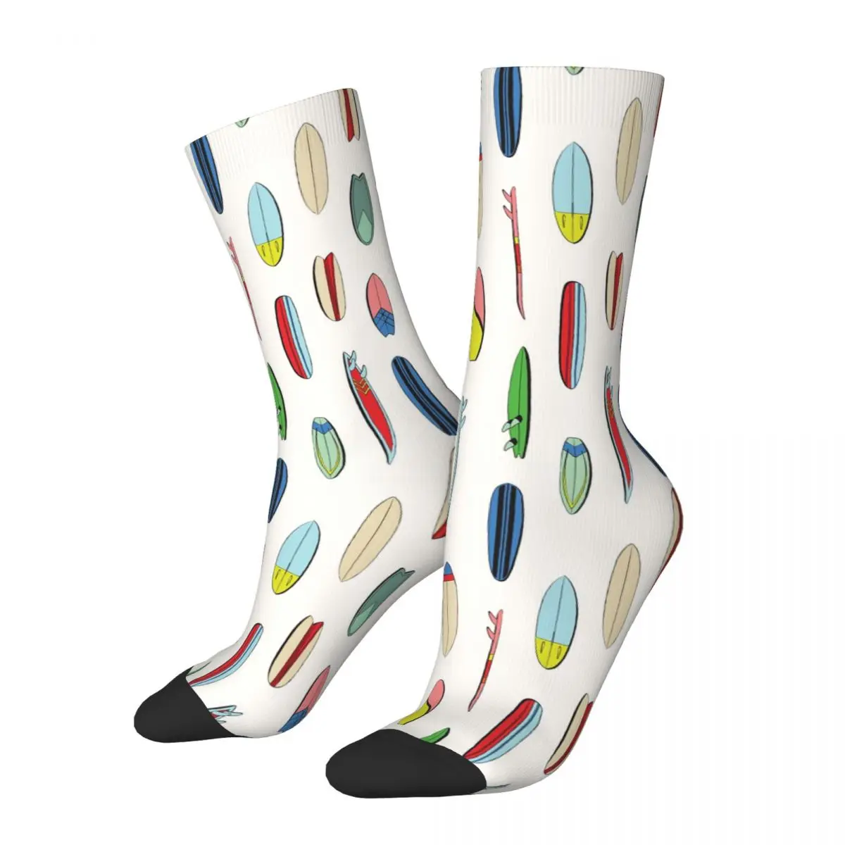 

Unique Surfboards Pattern Socks Harajuku High Quality Stockings All Season Long Socks Accessories for Man's Woman's Gifts