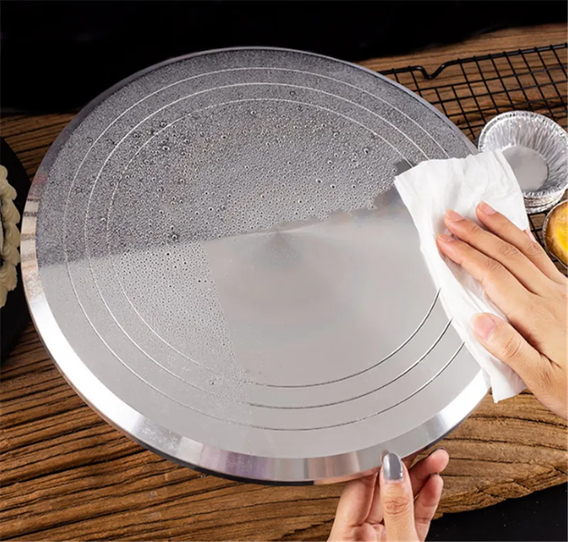 10 in mounted cream cake table decorating Turntable Rotating table stand base turn around Decorating Taoyi turntable cake turntable
