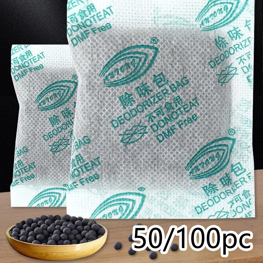 Natural Charcoal Air Purifying Bags - Odor & Moisture Eliminator