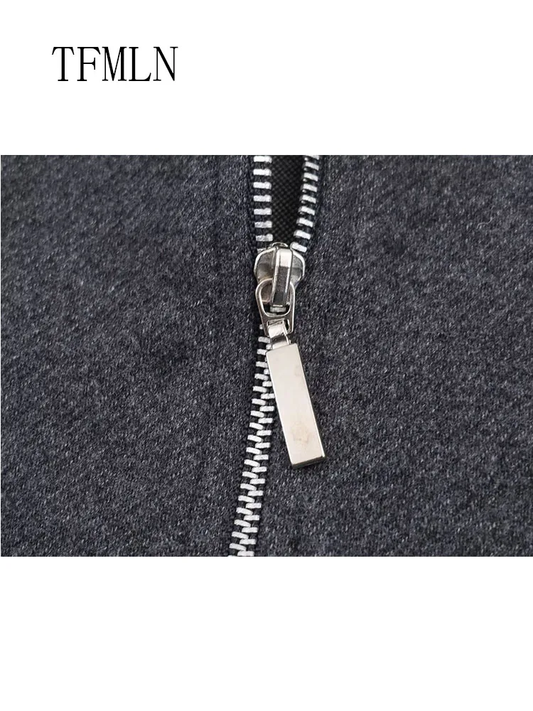 2025 Autumn Women Causal Coat Pant Sets Fashion Loose Folds Long Sleeve Jackets Side Zipper Straight Pants With Belt Outfits