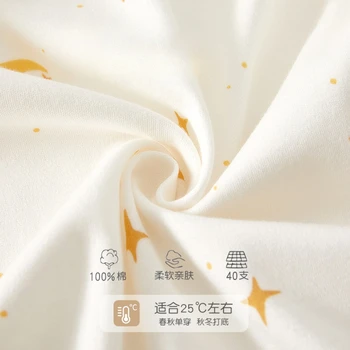 الربيع والخريف نمط طباعة النباتات بذلة الطفل 0-6 العث طفلة الملابس القطن الخالص طفل رضيع بذلة 4