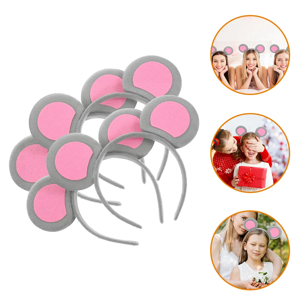 

Mouse Ears Headbands Costume Hairbands Animal Ears Hair Hoops Funny Animal Headpieces Dress Up Cosplay Party Accessories