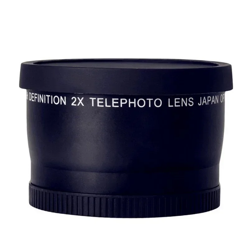 Telephoto Lens 58MM 2X Magnification Universal for Cameras Accessory