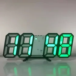 Modern LED Digital Wall Clock - Stylish Home Decor Alarm Clock for Bedroom & Living Room (05)