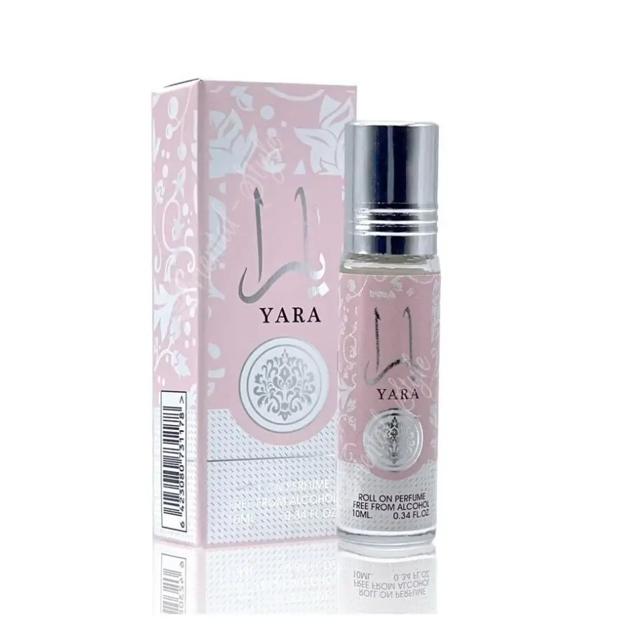 Profumo Yara mutafa e confezione roll-on, profumi arabi da donna, più economici acquistati insieme. Profumi portati da Dubai, l'odore alla moda molto duraturo del profumo dolce intenso - immagine 2