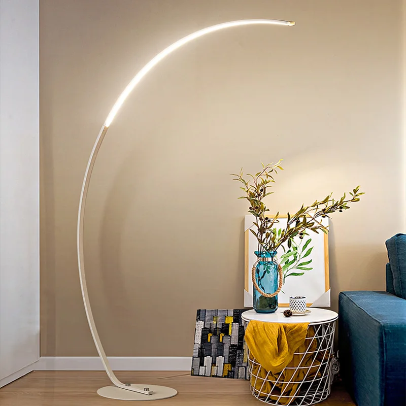 Minimalist Corner Floor Lamp: Elegant RGB Corner Lamp Stand