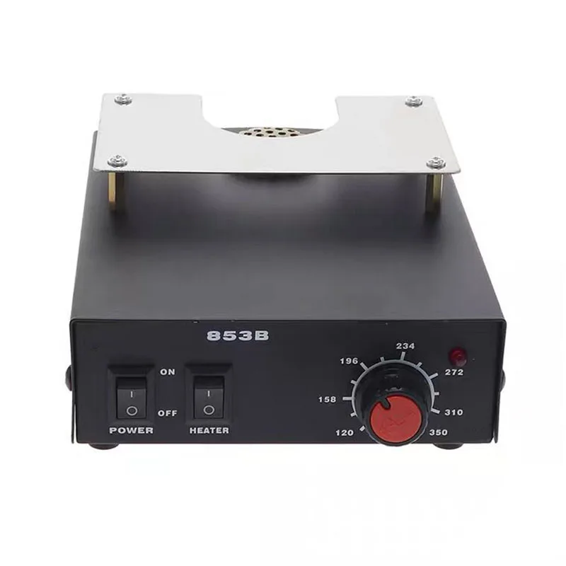 

Portable 853B 540W Preheating Table Recovery Table Preheating/Heating/Desoldering Hot Air Adjustable Air