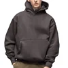 DIY Custom Your Brand LOGO 500GSM Heavy Weight New Autumn Winter Casual Thick Cotton Men's Top Solid Color Hoodies Sweatshirt 2